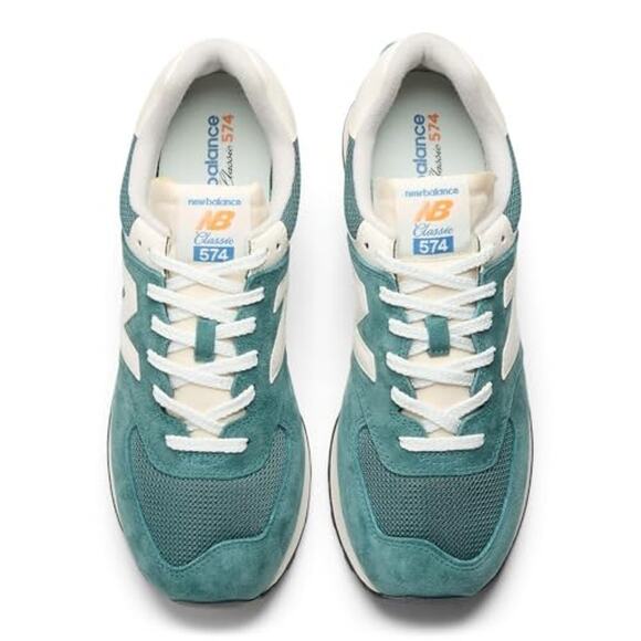 NWT New Balance 574 V2 Unisex Sneakers New Spruce Sea Salt 11M/12.5W